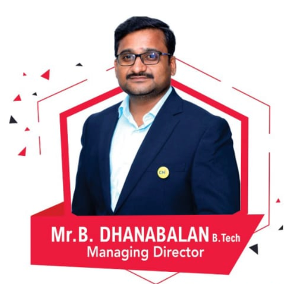 Mr. B. Dhanabalan B.Tech — Managing Director, Balaji Tech Solutions